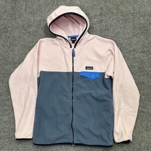 Patagonia Fleece Hoodie Girls Large Full Zip Jacket Outdoors 65465SP24